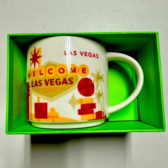 Starbucks Las Vegas You Are Here Collection 14oz Coffee Mug NIB - Picture 5 of 6